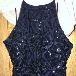 Navy night way dress